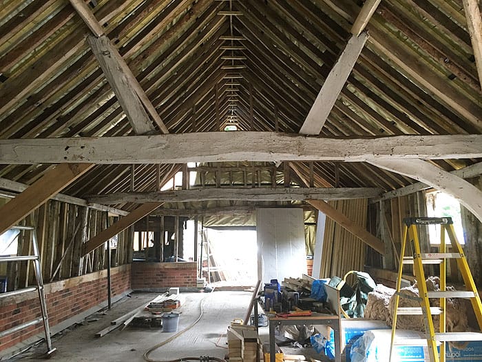 Oak Beam Cleaning Pine Beam Restoration Heritage Dry Ice Blasting